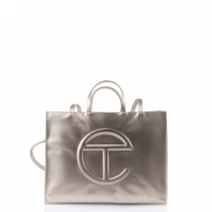 Sac Shopping Telfar Large Marron | FRPQ3688