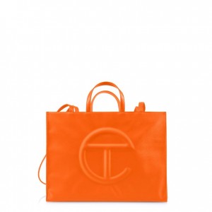 Sac Shopping Telfar Large Orange | FRYU3622