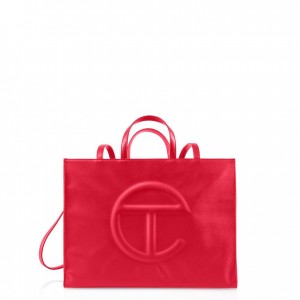 Sac Shopping Telfar Large Rouge | FRSO3616