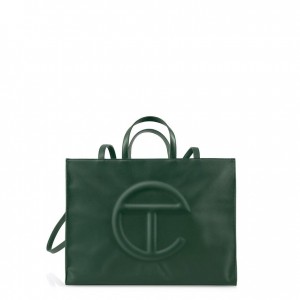 Sac Shopping Telfar Large Vert Olive Foncé | FRRW3649