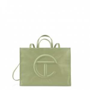 Sac Shopping Telfar Large Vert Olive | FRPQ3643
