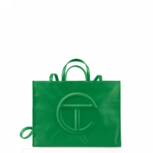 Sac Shopping Telfar Large Vert | FRQZ3652