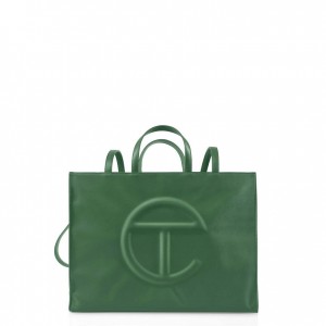 Sac Shopping Telfar Large Vert | FRUT3646