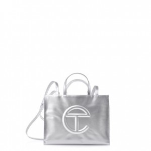 Sac Shopping Telfar Medium Argent | FRWY3678