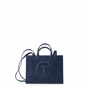 Sac Shopping Telfar Medium Bleu Marine | FRIS3672