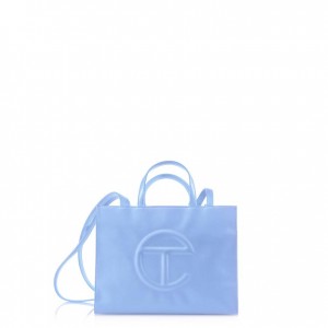 Sac Shopping Telfar Medium Bleu | FRHK3663
