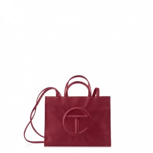 Sac Shopping Telfar Medium Bordeaux | FRQZ3600