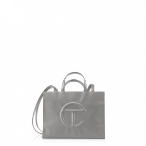 Sac Shopping Telfar Medium Grise | FRMA3576
