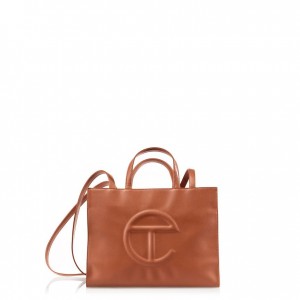 Sac Shopping Telfar Medium Marron | FRSO3582