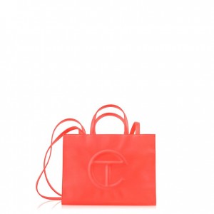 Sac Shopping Telfar Medium Orange | FRPQ3618
