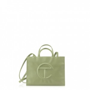 Sac Shopping Telfar Medium Vert Olive | FRAP3642