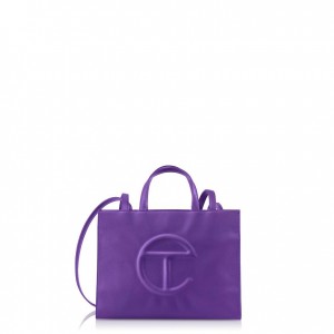 Sac Shopping Telfar Medium Violette | FRUT3594