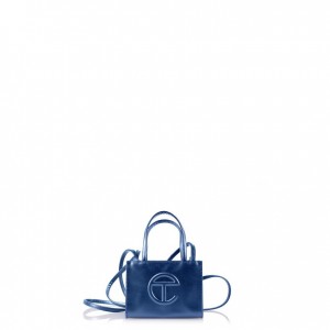 Sac Shopping Telfar Small Bleu Foncé | FRYU3674