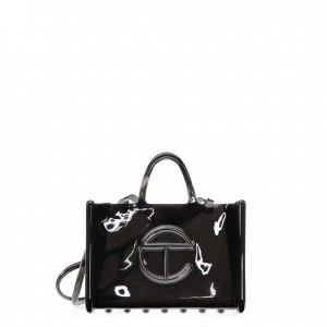 Sacs Telfar Melissa x Large Jelly Noir | FRFM3562