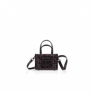 Sacs Telfar Monogram Small Jacquard Noir | FRQZ3548