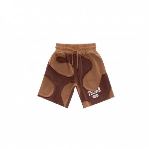 Short Telfar Camo Sweat Chocolat | FRQZ3321
