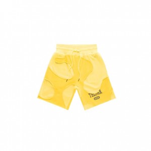 Short Telfar Camo Sweat Jaune | FRXF3327