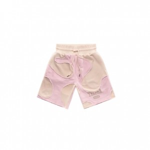 Short Telfar Camo Sweat Rose Marron | FRVD3325