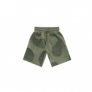 Short Telfar Camo Sweat Vert Olive | FRMA3322