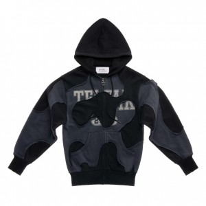 Sweat a Capuche Telfar Camo Noir Noir | FRFM3211