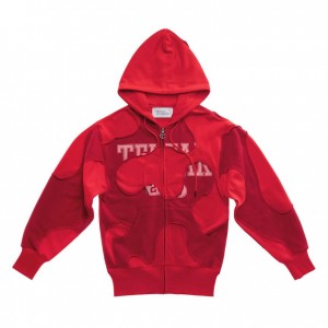 Sweat a Capuche Telfar Camo Rouge | FRYU3219