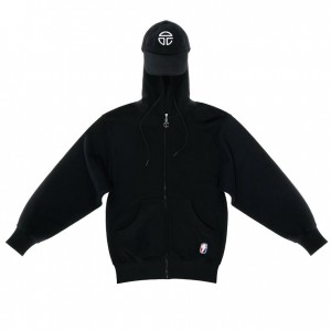 Sweat a Capuche Telfar Cap Noir | FRUT3005
