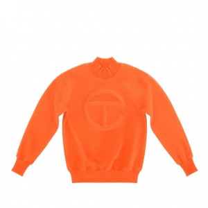 Sweat a Capuche Telfar Embossed Mockneck Orange | FRNB3208