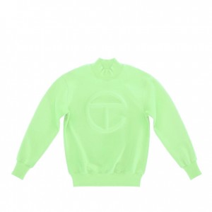 Sweat a Capuche Telfar Embossed Mockneck Menthe | FRQZ3206