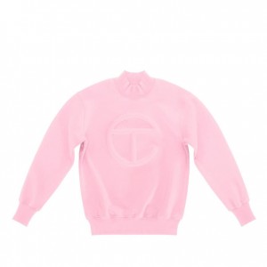 Sweat a Capuche Telfar Embossed Mockneck Rose | FRTV3202