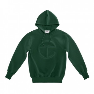 Sweat a Capuche Telfar Embossed Vert Olive Foncé | FRRW3203