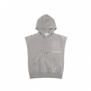 Sweat a Capuche Telfar Sideless Grise | FREX3009