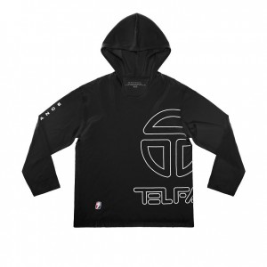 Sweat a Capuche Telfar T Noir | FRNB3013