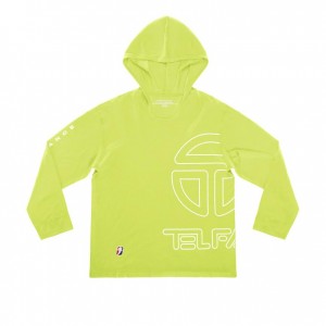 Sweat a Capuche Telfar T Vert Clair | FRIS3243