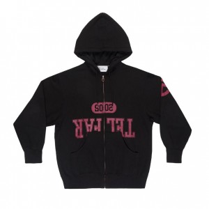Sweat a Capuche Telfar Zip-up Noir | FRBC3014