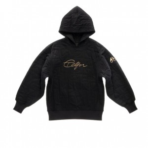 Sweat a Capuche Telfar x Moose Knuckles Matelassé Noir | FRDN3238