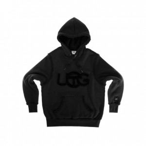 Sweat a Capuche Telfar x UGG Noir | FREX3222