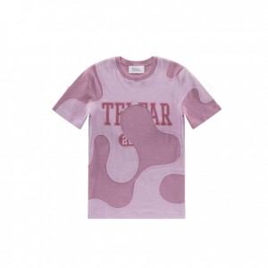 T Shirts Telfar Camo Lavande | FRIS3412