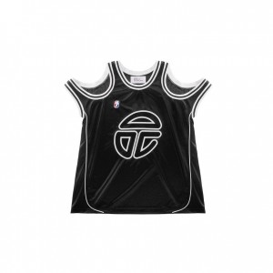 T Shirts Telfar Triple Jersey Noir | FRFM3424