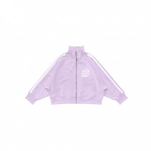 Vestes Telfar Cropped Piste Lavande | FRVD3254