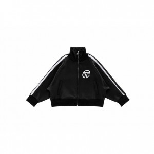 Vestes Telfar Cropped Piste Noir | FREX3248