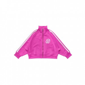 Vestes Telfar Cropped Piste Rose | FRMA3251